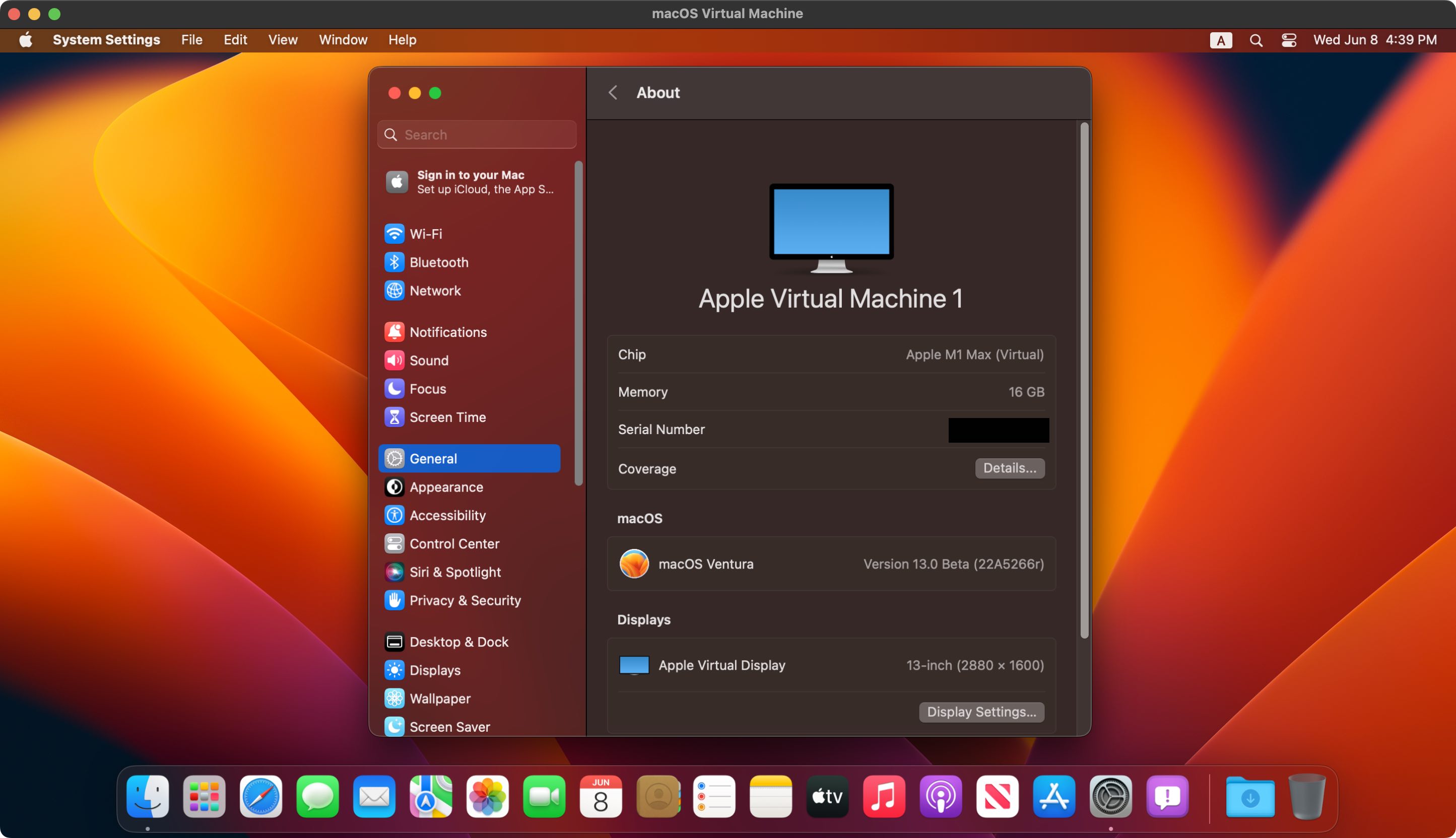 macOS VM with Virtualization framework